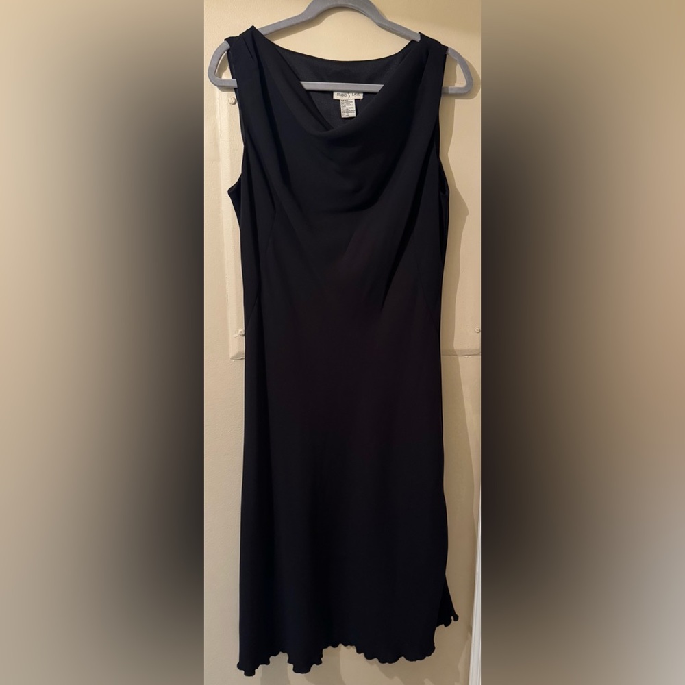 Studio Ease Black Sheath Midi Dress